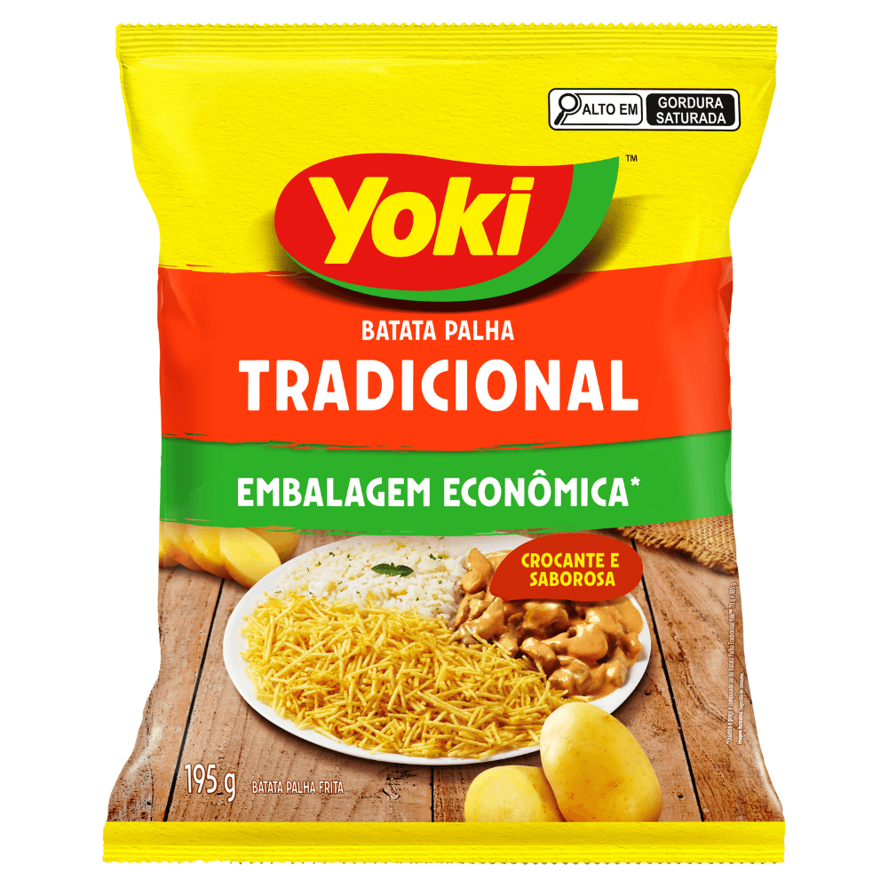 Batata Palha Yoki Tradicional 195g
